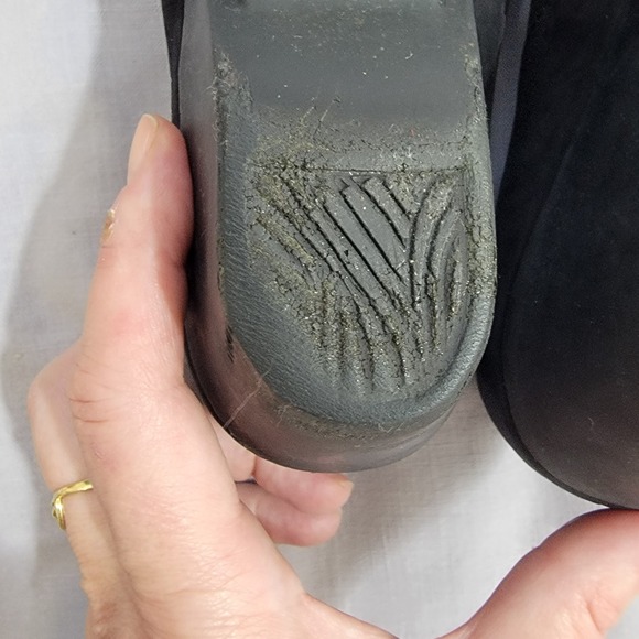 Arche France Slip On Wedge Black Nubuck Shoes Pumps Size 9.5‎ US 40 EU Comfort - Picture 15 of 16